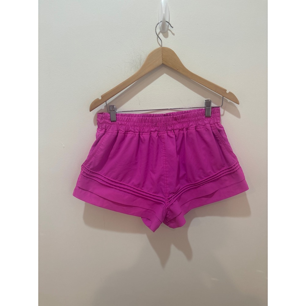 FP Movement The Way Home Shorts Magenta Pink High Waisted Athletic Womens‎ Small